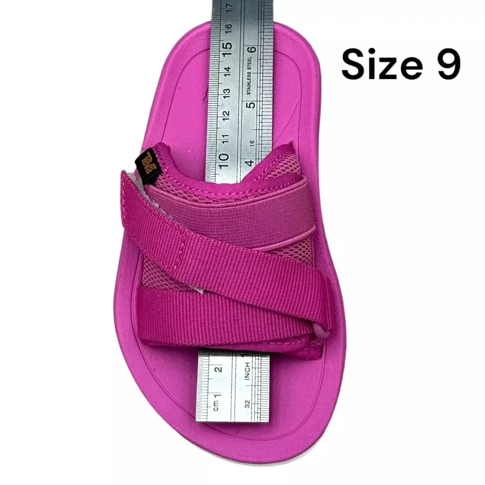 Teva Hurricane Toddler Girl's Verge Slide Sandal Size 9 Pink EVA-Foam Midsole‎